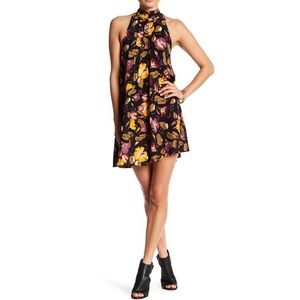 Free People Black Beaux Mock Neck Slip